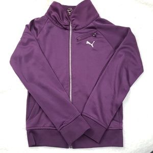 Puma full zip up sweater (girls) Large